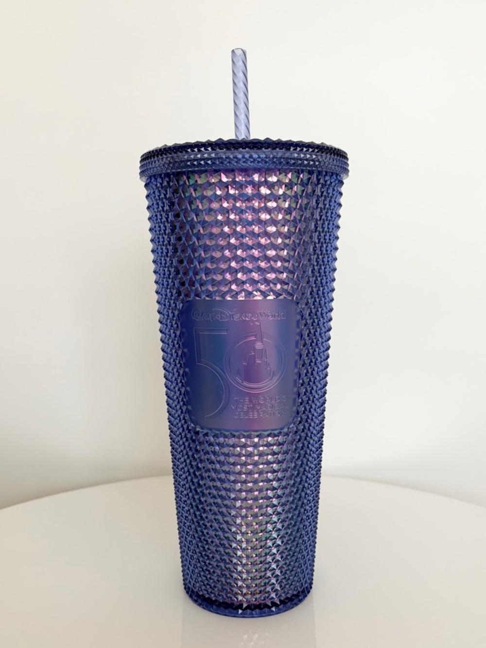 Starbucks Disney 50th Anniversary Studded Tumbler Venti 24oz Iridescent WDW